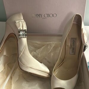 Jimmy choo size 41 shoes ivory